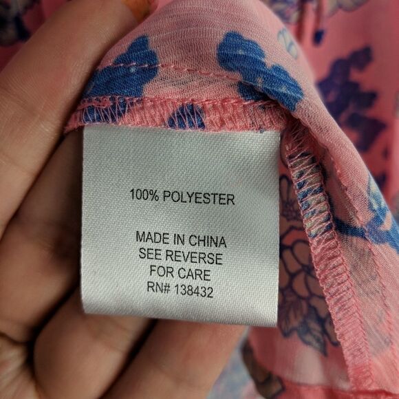 ModCloth Floral Prepped Paradise Long sleeve 1X - Picture 5 of 8